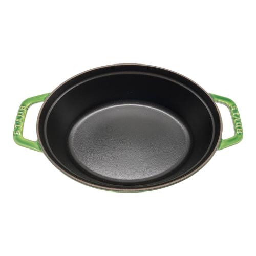 Staub (ストウブ) ピコ・ココット・オーバル グリーン 23cm