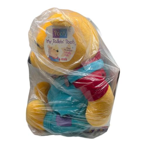 Disney Fisher-Price くまのプーさん ヌイグルミ 00s～01s・保管ヨゴレ有 My Talkin'Pooh/Hug'n Wiggle Pooh