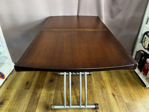 OZZIO (オッジオ) エクステンションテーブル イタリア製 幅:約130㎝ オークウェンジ（ダークブラウン） ズヴォルッピーノ