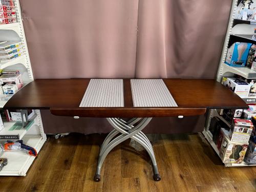 OZZIO (オッジオ) エクステンションテーブル イタリア製 幅:約130㎝ オークウェンジ（ダークブラウン） ズヴォルッピーノ
