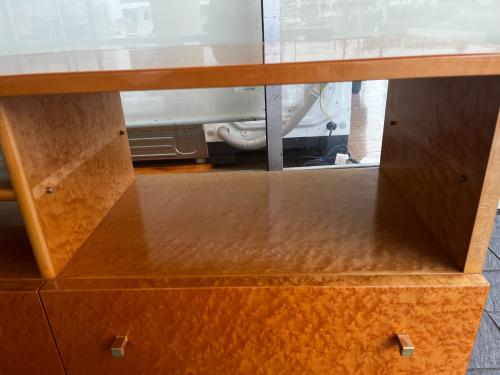 IDC大塚家具 (アイディーシーオオツカカグ) テレビボード 幅:約180㎝ ブラウン バーズアイメイプルスプレンダー