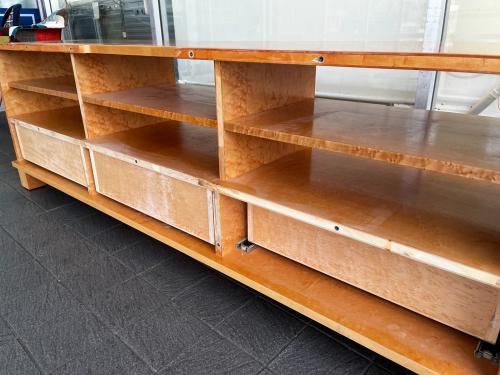 IDC大塚家具 (アイディーシーオオツカカグ) テレビボード 幅:約180㎝ ブラウン バーズアイメイプルスプレンダー