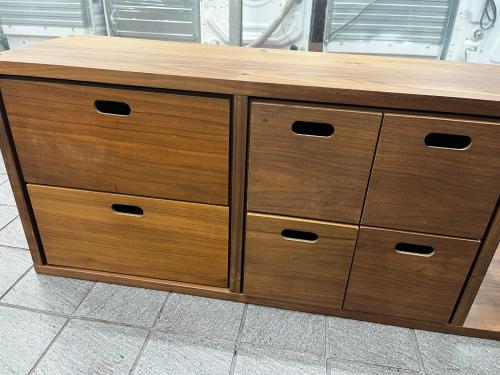 無印良品 (ムジルシリョウヒン) スタッキングシェルフ 幅:約121㎝ ブラウン