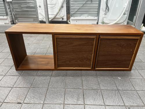 無印良品 (ムジルシリョウヒン) スタッキングシェルフ 幅:約121㎝ ブラウン