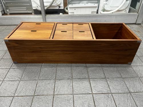 無印良品 (ムジルシリョウヒン) スタッキングシェルフ 幅:約121㎝ ブラウン
