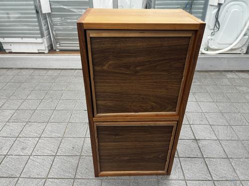 無印良品 (ムジルシリョウヒン) スタッキングシェルフ 幅:約40㎝ ブラウン