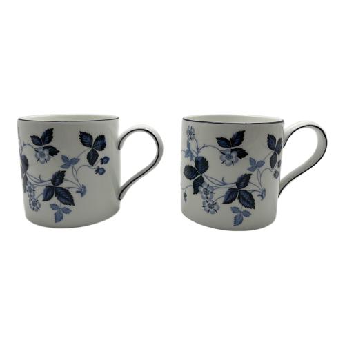 Wedgwood (ウェッジウッド) マグカップ・プレートセット ストロベリー インクブルー