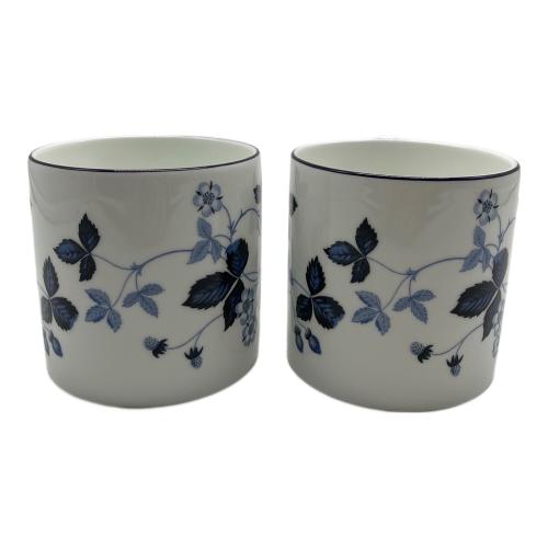 Wedgwood (ウェッジウッド) マグカップ・プレートセット ストロベリー インクブルー