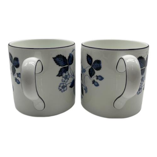 Wedgwood (ウェッジウッド) マグカップ・プレートセット ストロベリー インクブルー