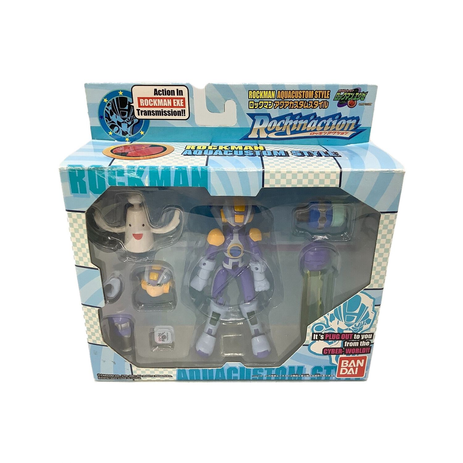 ジャンク品 Bandai ロックマンエグゼ アクアカスタムスタイルフィギュア トレファクonline