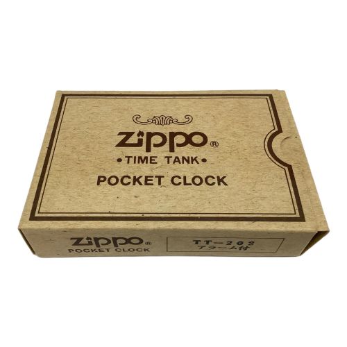 ZIPPO (ジッポ) ポケットクロック TIME TANK 1995年モデル ※時計保証無し