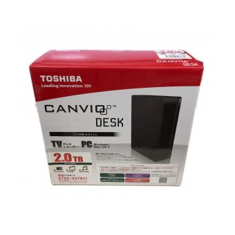 TOSHIBA  外付けHDD 2.0TB HD-ED-B20TK