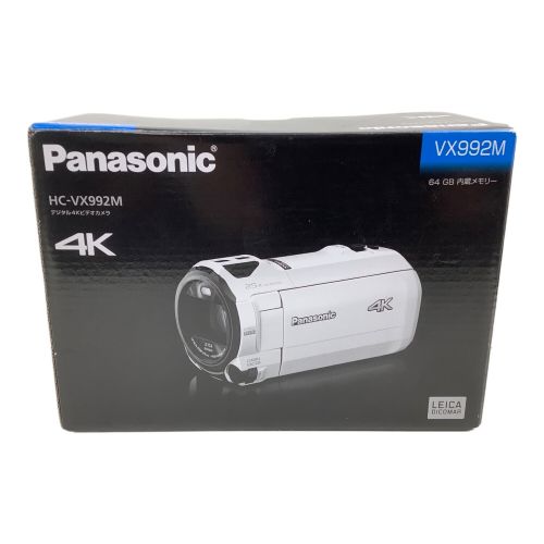 Panasonic (パナソニック) ビデオカメラ 2021年製 1891万画素 4K AIR HC-VX992M DN1CB002114