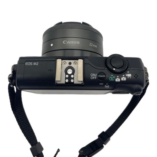 CANON ミラーレス一眼カメラ EOSM2 ダブルズームキット