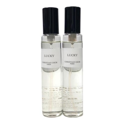 Christian Dior (クリスチャン ディオール) 香水 ※2本のみ リフィル メゾンクリスチャンディオールラッキー 15ml 残量80%-99%