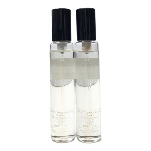 Christian Dior (クリスチャン ディオール) 香水 ※2本のみ リフィル メゾンクリスチャンディオールラッキー 15ml 残量80%-99%
