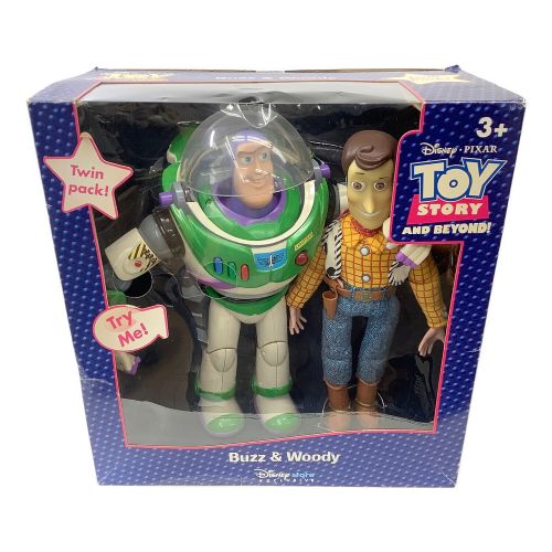 Disney STORE TOY STORY（トイ・ストーリー） Buzz&Woody（バズ＆ウッディ） Twin Pack! 初期物