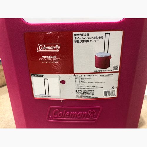 Coleman (コールマン) ホイールクーラー ピンク 28QT