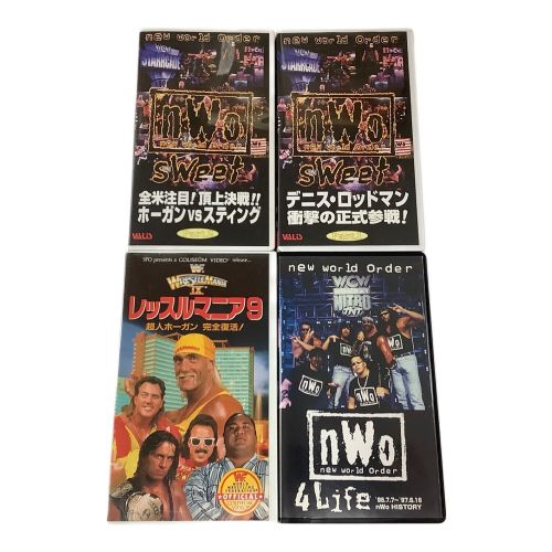 WWF(現WWE)・WCW アメリカンプロレス VHSビデオテープ 4本セット nWo セル版