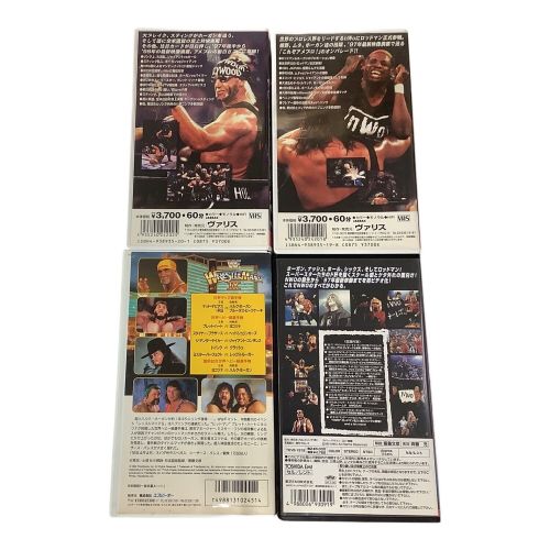 WWF(現WWE)・WCW アメリカンプロレス VHSビデオテープ 4本セット nWo セル版｜トレファクONLINE