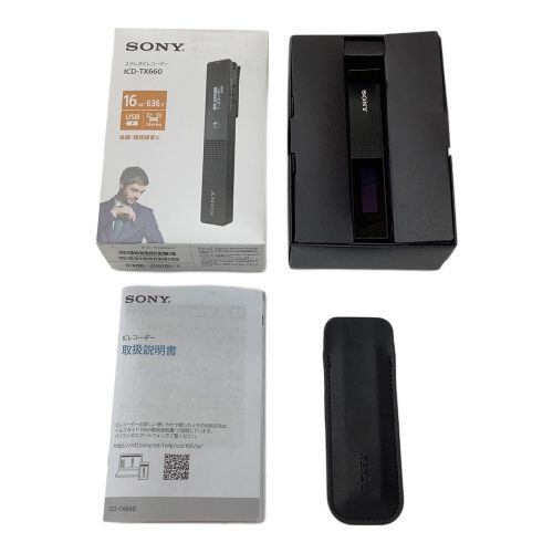 SONY ステレオICレコーダー ICD-TX660