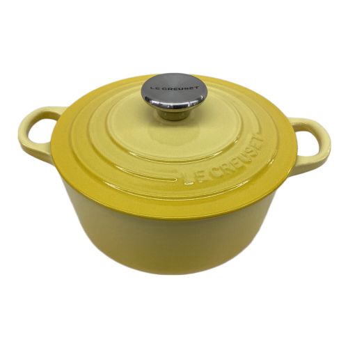 LE CREUSET (ルクルーゼ) 両手鍋 18cm ソレイユ ココット・ロンド