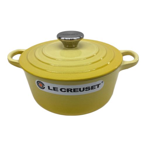 LE CREUSET (ルクルーゼ) 両手鍋 18cm ソレイユ ココット・ロンド