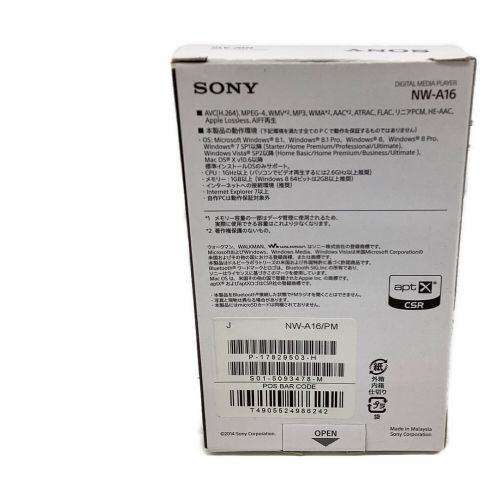 SONY (ソニー) WALKMAN NW-A16 5093478