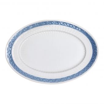 ROYAL COPENHAGEN (ロイヤル・コペンハーゲン) オーバルプレート ブルーファン