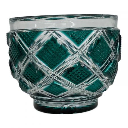 復元 島津 薩摩切子 緑｜トレファクONLINE