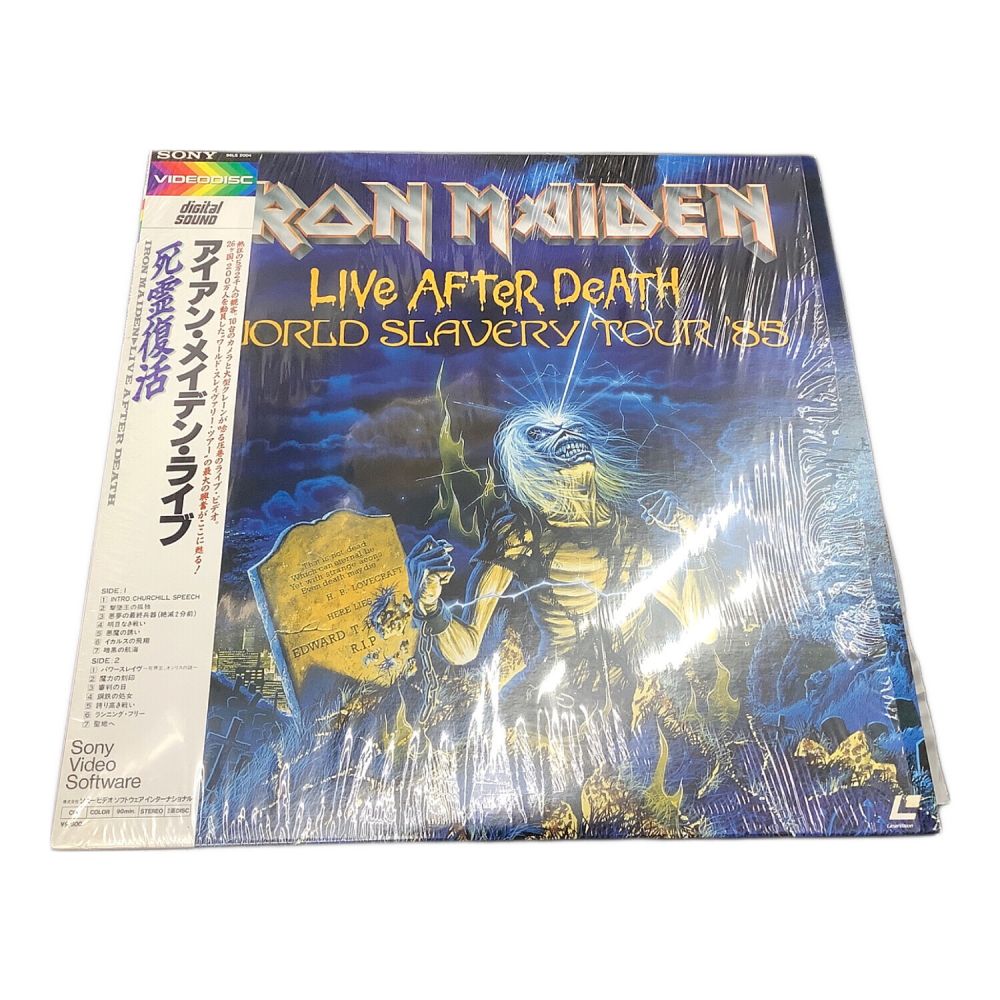 SONY LD IRON MAIDEN 死霊復活 LIVe AFteR DeATH WORLD SLAVERY TOUR 