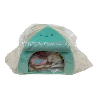 san-x すみっコぐらしコレクション シーンぬいぐるみ とかげ、テント、つりざお、リュック、チェア