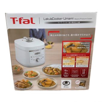 T-Fal ラクラ・クッカー旨み電気圧力鍋 4L ホワイト ガラス蓋･有 CY3611JP