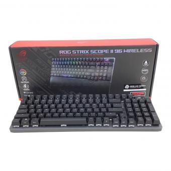 ASUS ROG Strix Scope II 96 Wireless ゲーミングキーボード X901 2024年製 96%レイアウト ホットスワップ対応 ROGNXSnowメカニカルスイッチ S/N S5MPMV013176