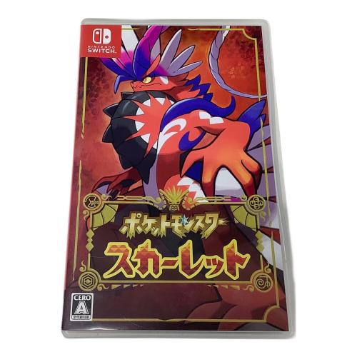 Nintendo Switch用ソフト ポケットモンスタースカーレット CERO A (全年齢対象)