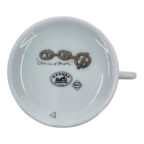 HERMES (エルメス) デミタスカップ&ソーサー シェーヌダンクル
