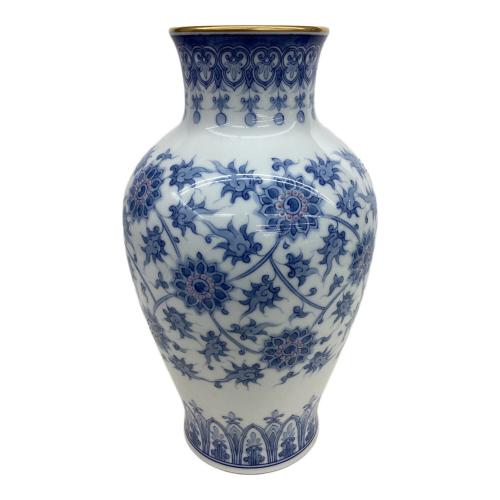 OKURA　(オークラ)　呉須唐草　花瓶　28cm