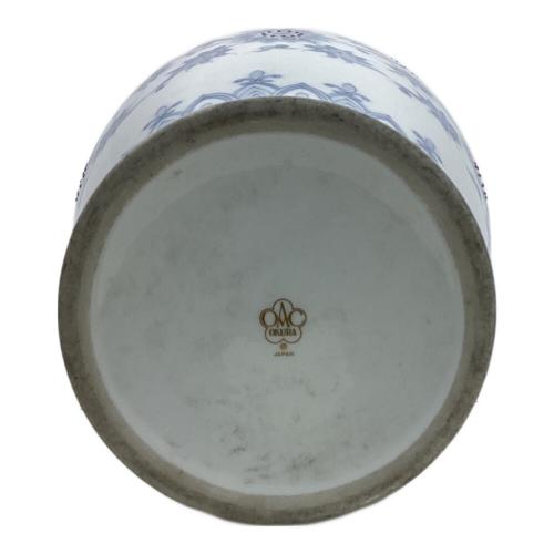 OKURA　(オークラ)　呉須唐草　花瓶　28cm