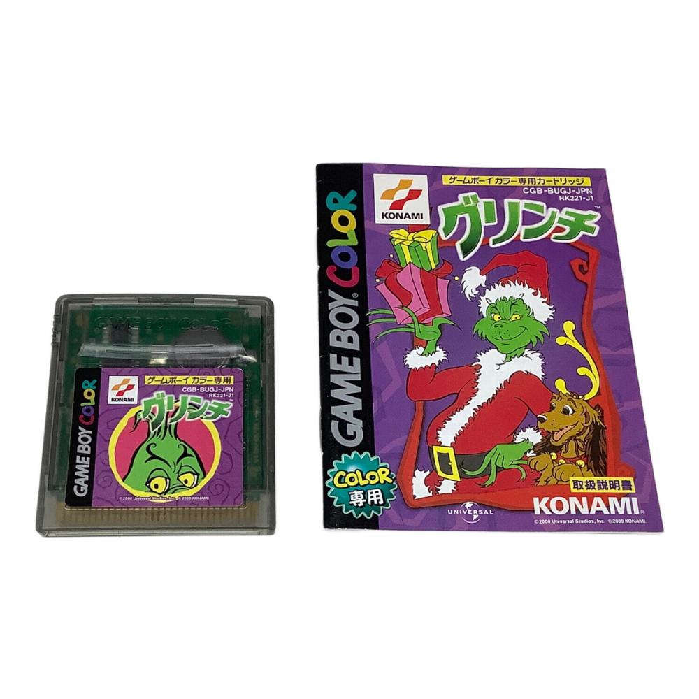 超絶レア！ゲームボーイカラー THE GRINCH 未開封新品 KONAMI コナミ ゲームボーイカラー専用ソフト グリンチ｜トレファクONLINE