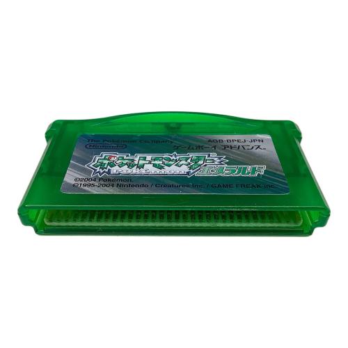 GBA ゲームボーイアドバンス用ソフト ポケットモンスターエメラルド