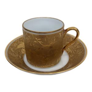 大倉陶園 (オオクラトウエン) カップ＆ソーサー 金蝕 奈良の都