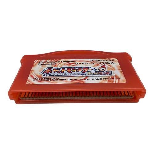 GBA ゲームボーイアドバンス用ソフト ポケットモンスター ファイアレッド