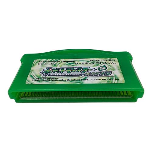 GBA ゲームボーイアドバンス用ソフト ポケットモンスター リーフグリーン