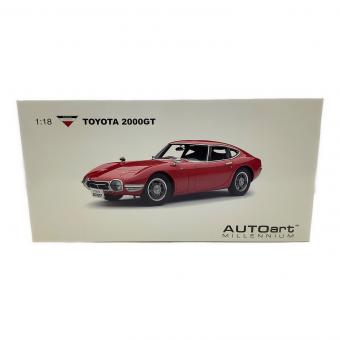 AUTOart MILLENNIUM モデルカー 1:18 TOYOTA 2000 GT COUPE(UPGRADED)(RED) 78746