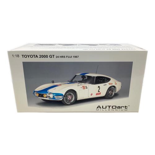 AUTOart MILLENNIUM モデルカー 1:18 TOYOTA 2000GT 24 HRS FUJI 1967 トヨタ2000GT 富士24時間耐久 1967年 二位 ♯2【86716】