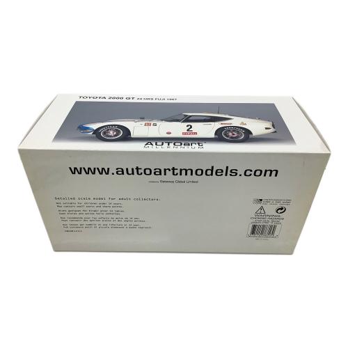 AUTOart MILLENNIUM モデルカー 1:18 TOYOTA 2000GT 24 HRS FUJI 1967