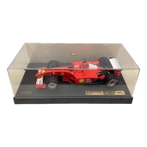 Mattel HOT WHEELS モデルカー 1:18 FERRARI 2001 WORLD CHAMPIONS MICHAEL SCHUMACHER LIMITED EDITION ミハエル・シューマッハ リミテッドエディション