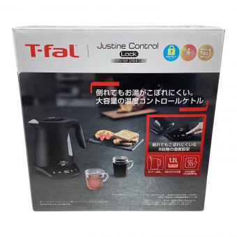 T-Fal (ティファール) 電気ケトル KO823NJP ジャスティン ロック コントロール 1.2L ブラック
