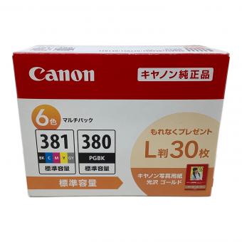 Canon キヤノン純正品 インクカートリッジ 6色マルチパック BCI-381+380/6MP
