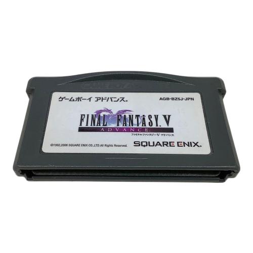 SQUARE ENIX ゲームボーイアドバンス用ソフト FINAL FANTASYⅤ ADVANCE ファイナルファンタジー5 アドバンス